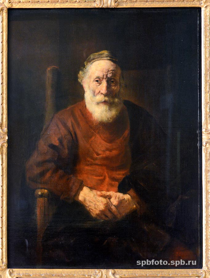 Рембрандт Харменс ван Рейн. Портрет старика в красном.