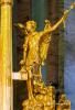 Ангел на вратах алтаря Петропавловского собора с фонарем